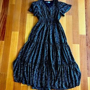 Long dress. Cute and flirty - great for church or family photos